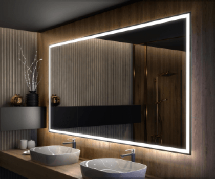 Зеркало для ванной с подсветкой Люмиро 160х80 см